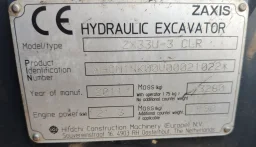 Верижен багер Hitachi ZX33U-3 image 10