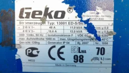 Генератор Geko 13001 ED-S image 7