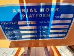 Автовишка Aerial work platform GTWX6 image 6