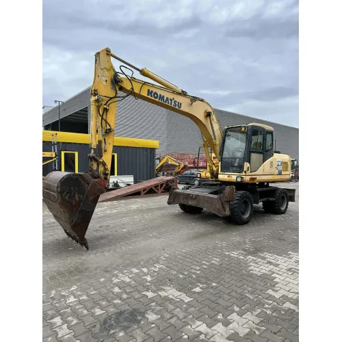Колесен багер Komatsu PW160 image 11