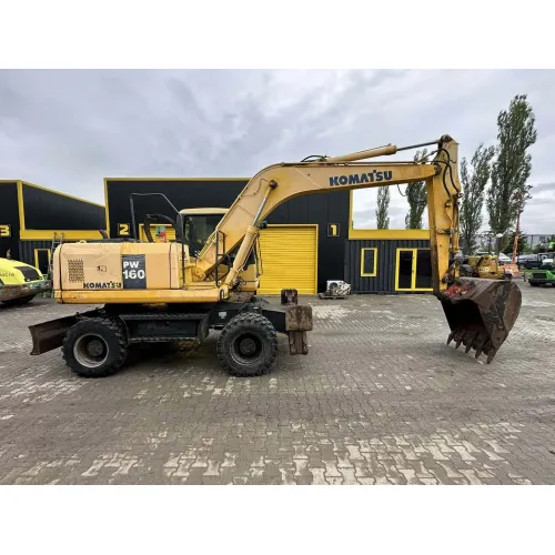 Колесен багер Komatsu PW160 image 6