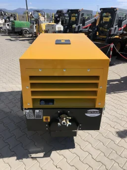 НОВ МОБИЛЕН ВИНТОВ КОМПРЕСОР 5М3-7 БАРА МАРКА STAHL МОДЕЛ AIRCO C50-7 image 3