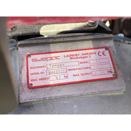 Трамбовка Swepac T64 image 5