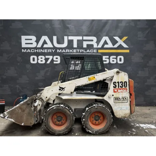 Мини колесен товарач Bobcat S130 image 2