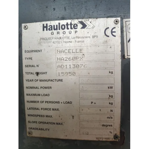 Артикулираща вишка Haulotte HA260PX-50, 26м. image 7