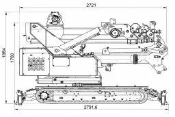 Мини кран Befard XM 2500 roto image 19
