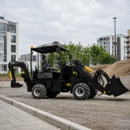 Мини комбиниран багер BAUTRAX MBH06HL