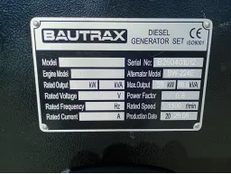 Дизелов генератор Super Silent BAUTRAX GEN60 image 16