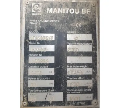 Телескопичен товарач Manitou MT1637SL image 13
